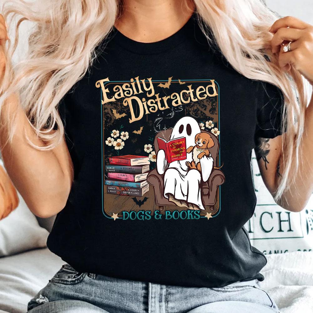 ACOTAR Ghost Shirt Velaris Bookish GhostDog shirt Booklover Shirt